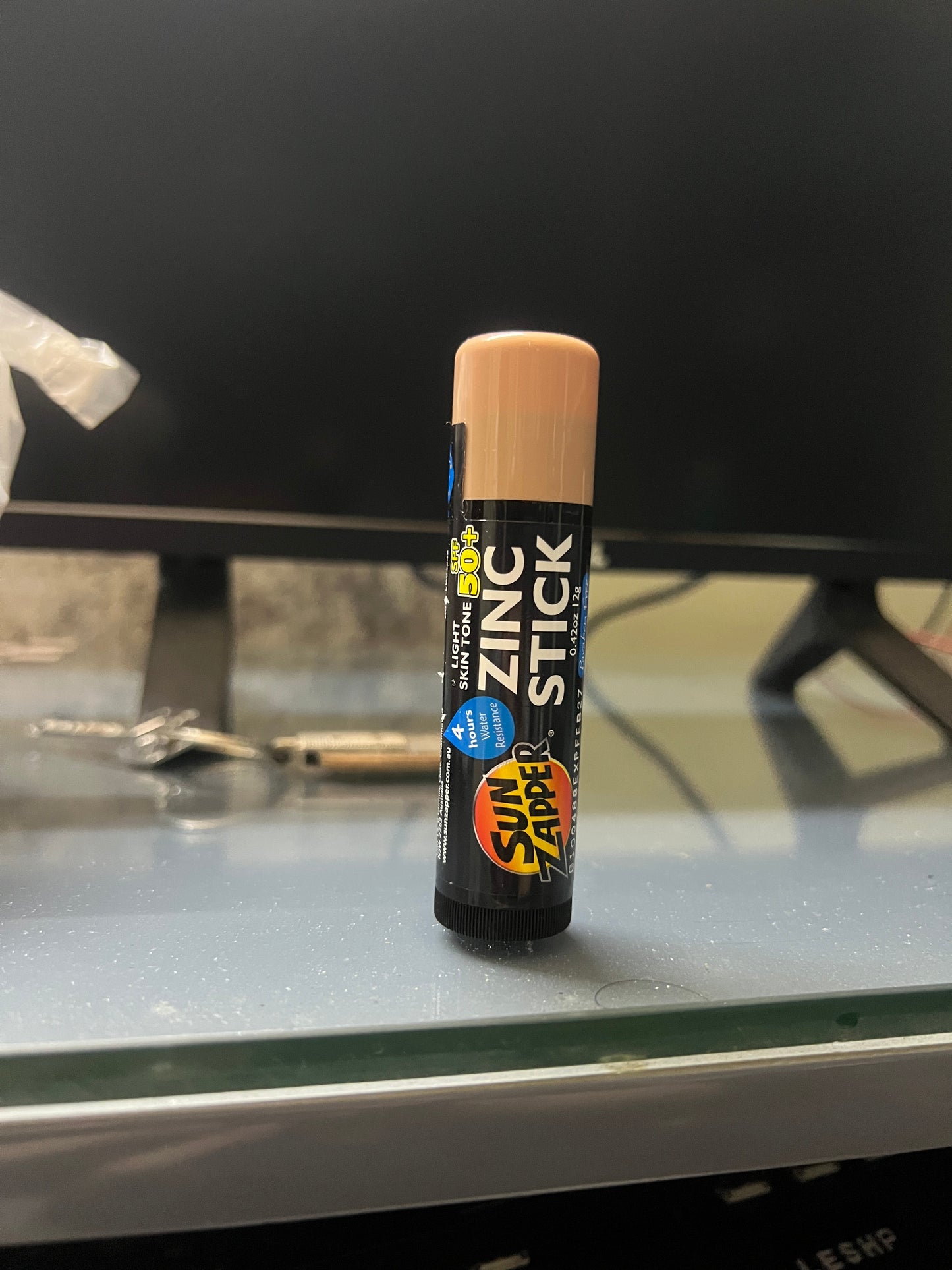 Zinc Stick Sun Zapper SPF 50+ Sunscreen (12g) Color: Light Skin Tone