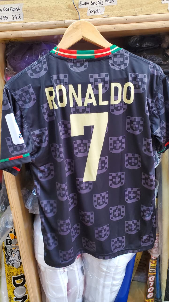 Portugal Football Jersey (25/26) Black Edition