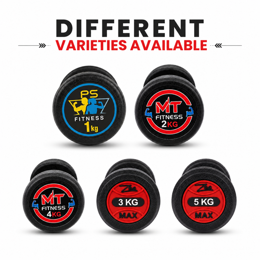 Dumbbell 1KG, 2KG, 4KG & 5KG (Pair)