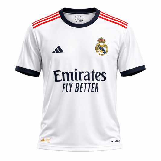 Real Madrid Club Jerseys (Home) - Mbappe 10
