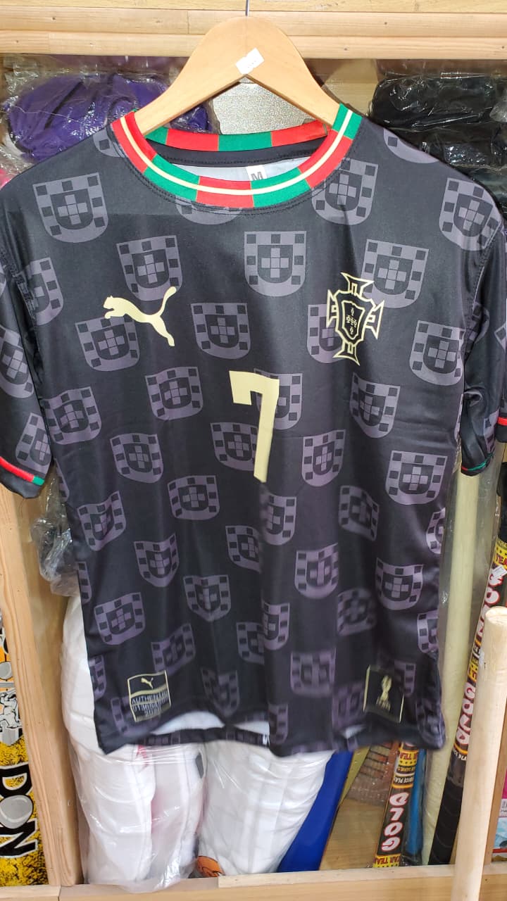 Portugal Football Jersey (25/26) Black Edition