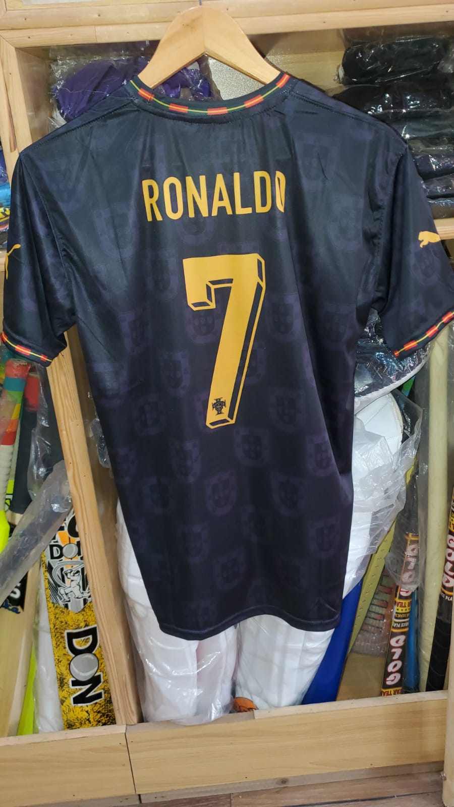 Portugal Football Jersey (25/26) Black Edition