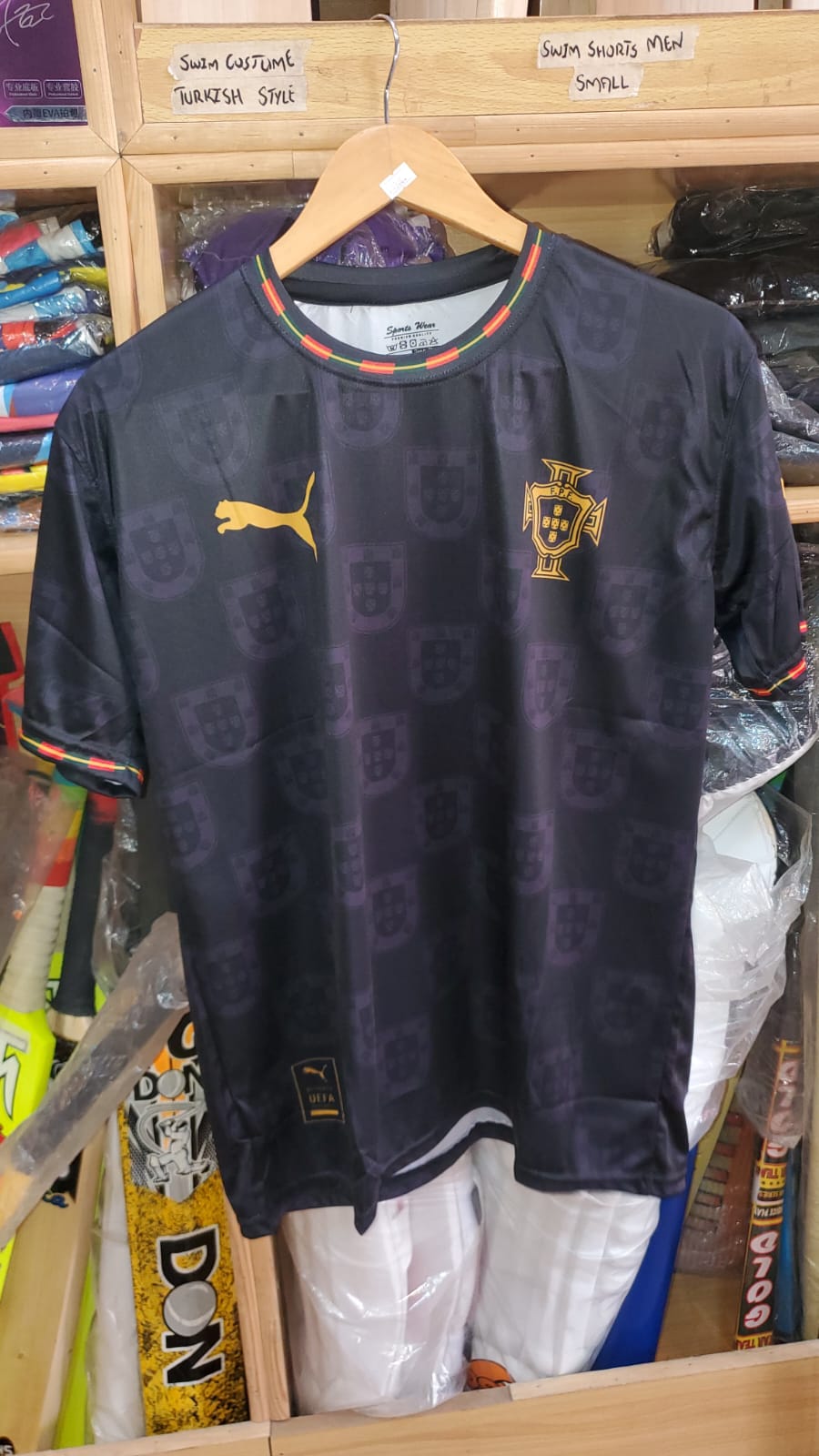 Portugal Football Jersey (25/26) Black Edition