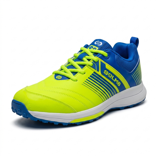Solm8 S2 (Green and Blue) Cricket Shoes